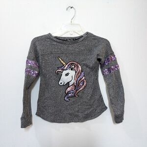 Third Wish Clothing, Unicorn Sequin Sweater, Girls 10